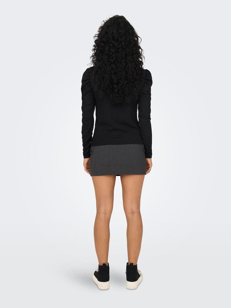 ONLY  Talia L/S Highneck Puff Top