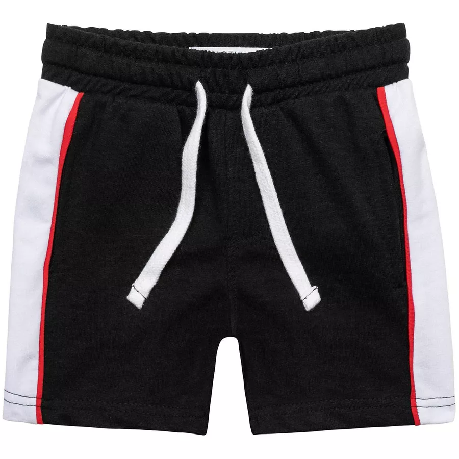 MINOTI T-Shirt und Shorts im Set SchwarzRot