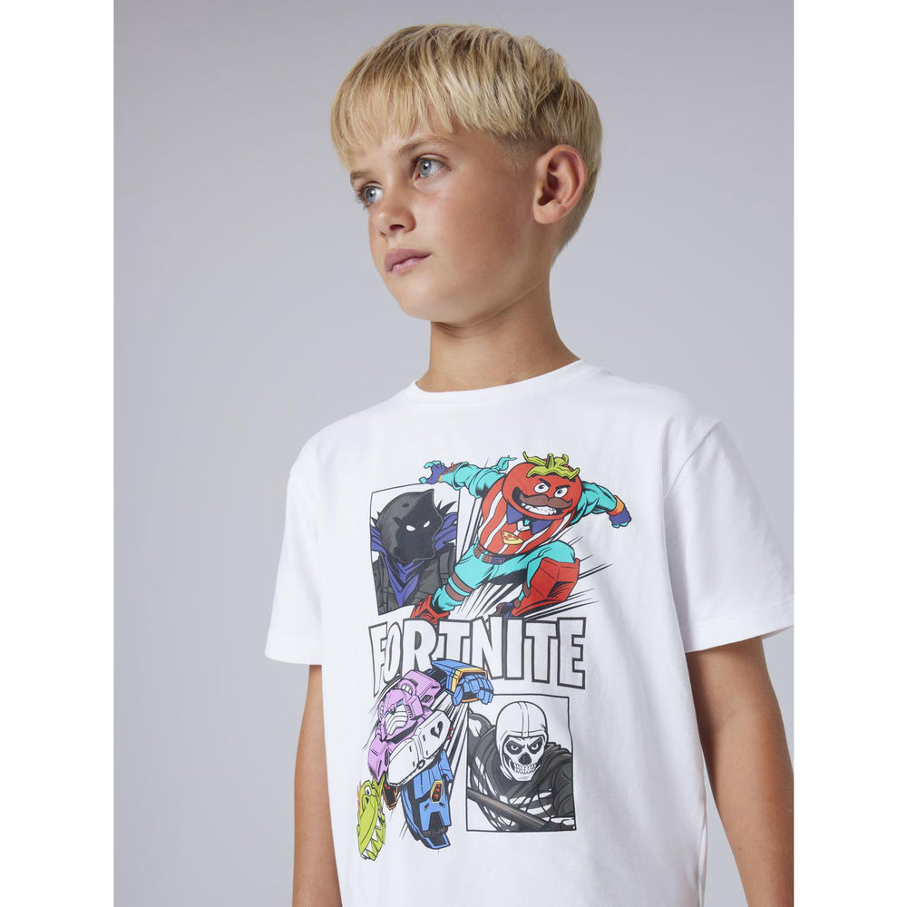 Køb Name It Bright White Nkmambrose Fortnite Ss Nreg Top Bfu