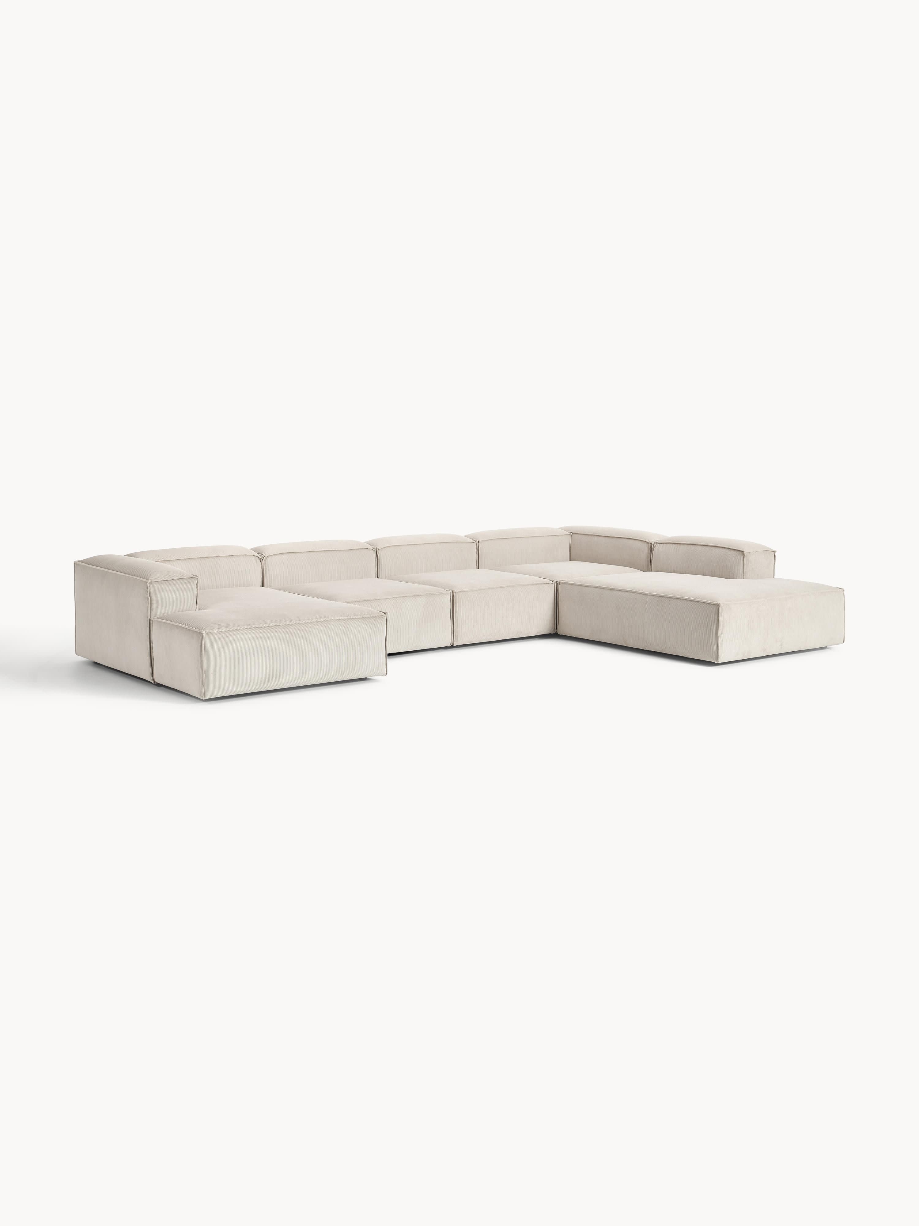 Modulaire U-bank Lennon van corduroy