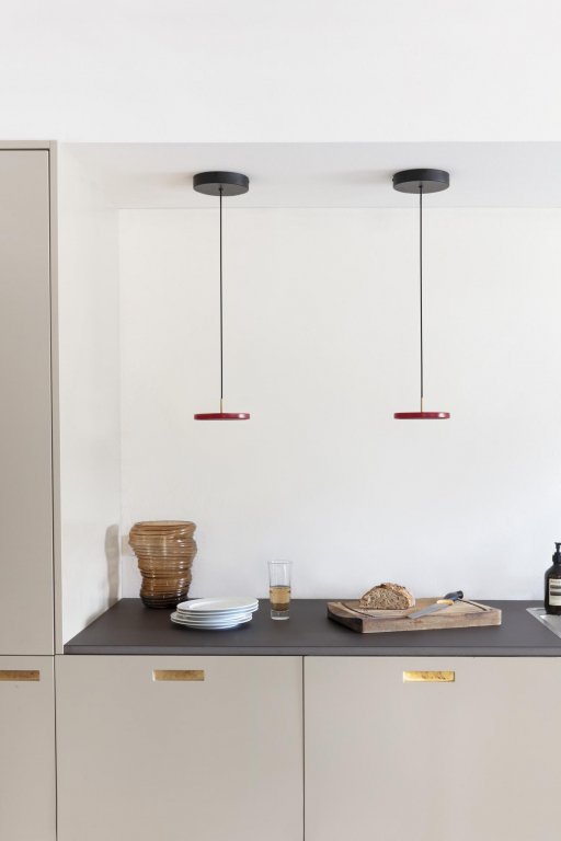 Umage Asteria Micro hanglamp LED Ø15 messing/antraciet