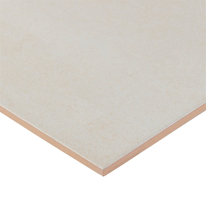 Carrelage mural ivoire 20x60cm Konkrete GoodHome