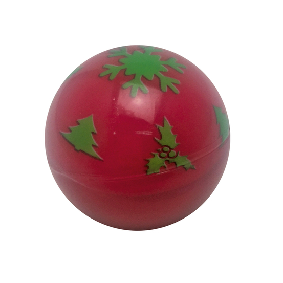 Jouet boule de Noël clignotante pour chien D.4.5 cm