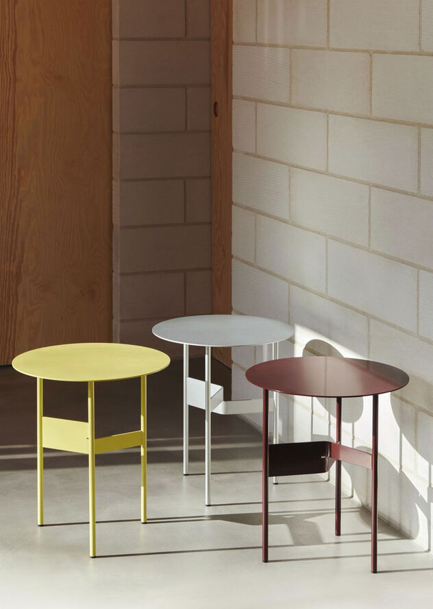 Hay Shim Coffee Table-Ø45 x H51-Bordeau