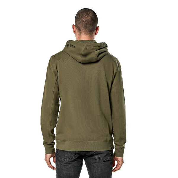 Alpinestars - Sweat zippé à capuche Quest Kaki