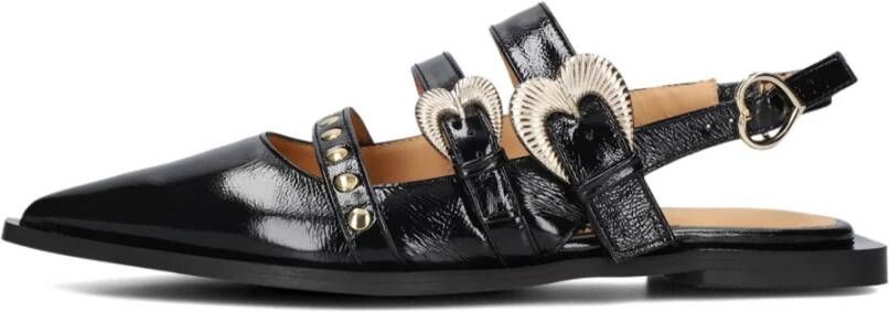 TORAL Slingbacks Dames Madison Maat: 42 Materiaal: Lak Kleur: Zwart