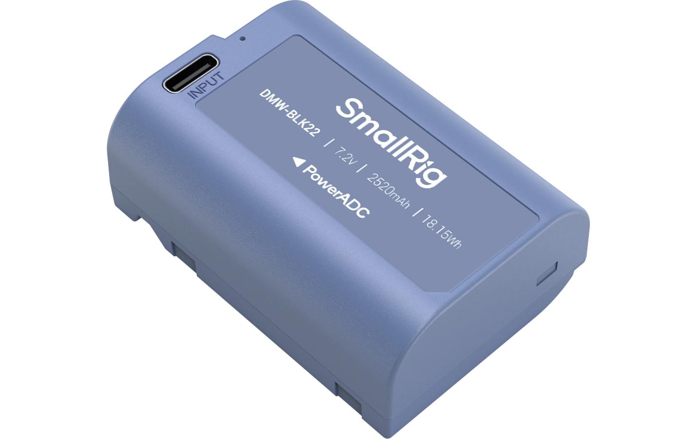 Digitalkamera-Akku DMW-BLK22 USB-C BlauUSB-C aufladbarer Kamera-Akku