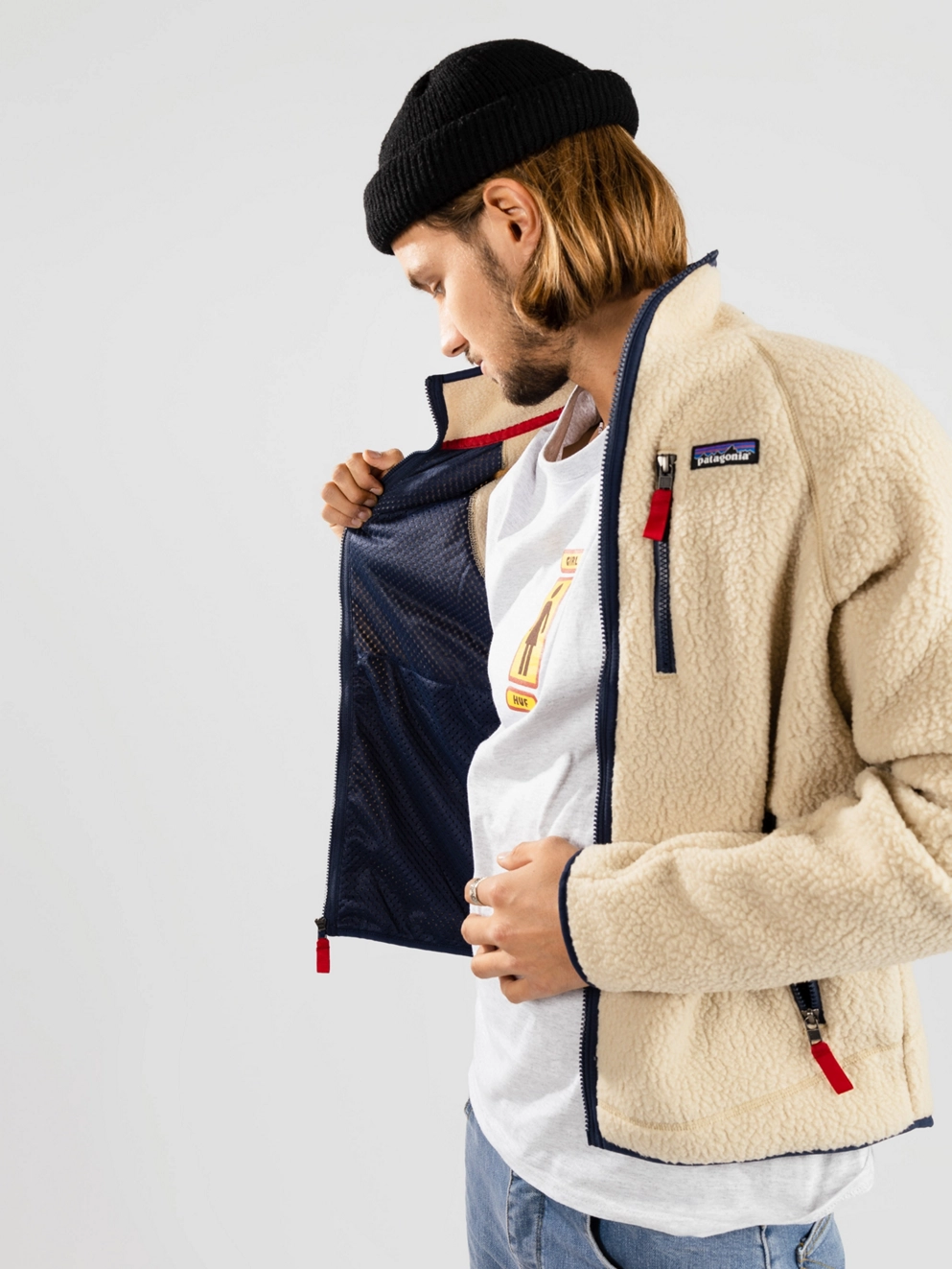 Patagonia Retro Pile Jacket el cap khaki