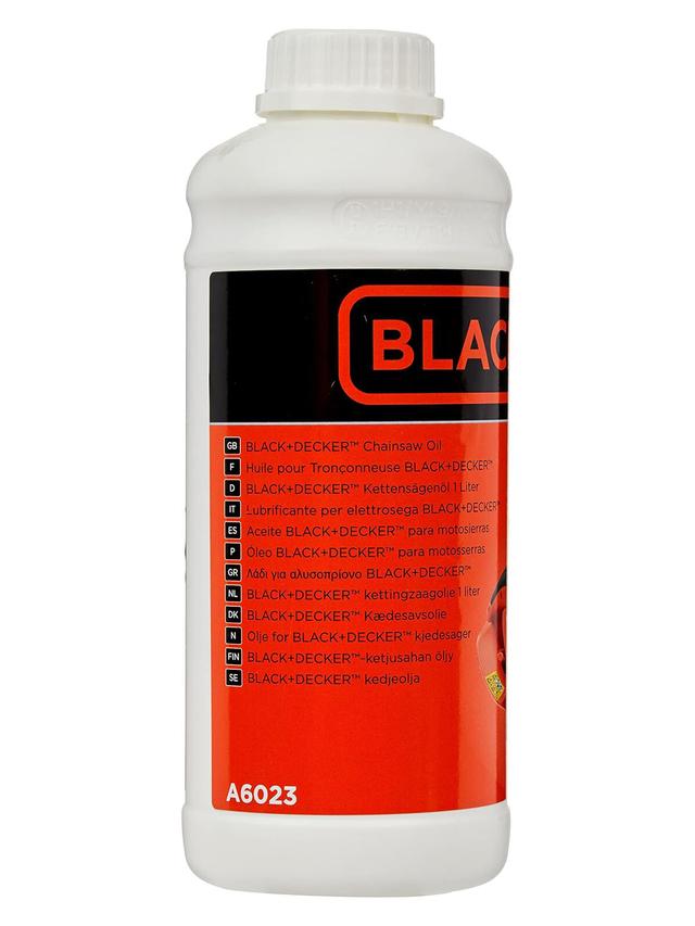 BLACK+DECKER Bio-Kettenöl, mit Einfüllstutzen, 1 l