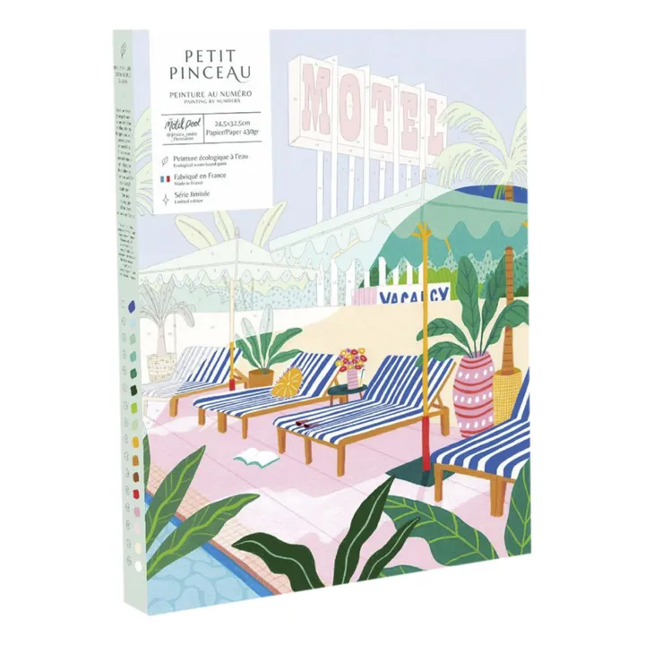 La Petite Épicerie Kit de peinture au numéro - The Motel Pool