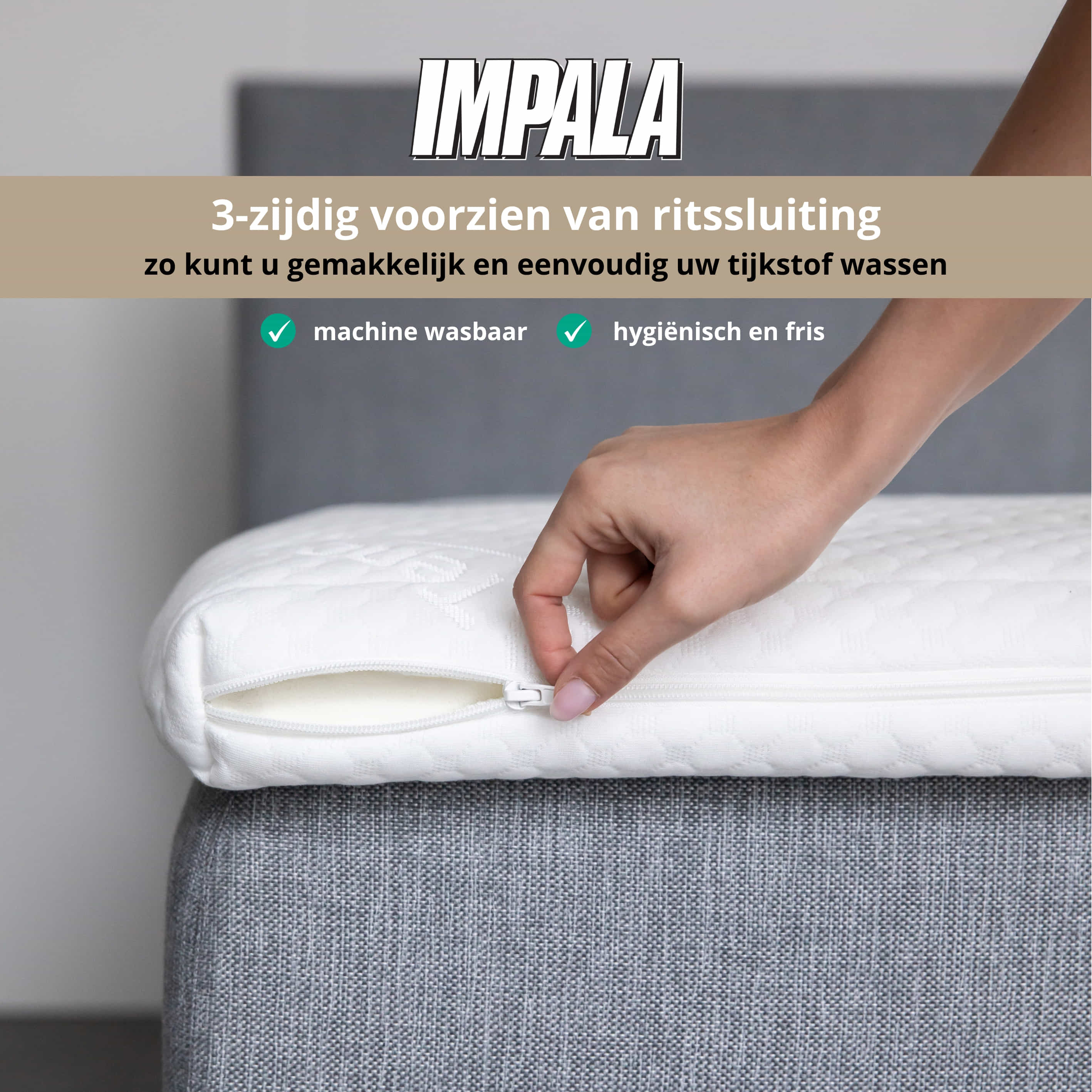 Impala - Ondersteunend Latex Topmatras - 80x200cm
