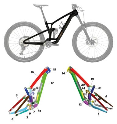 Trek Fuel EX Carbon - 2023 - M - Glossy