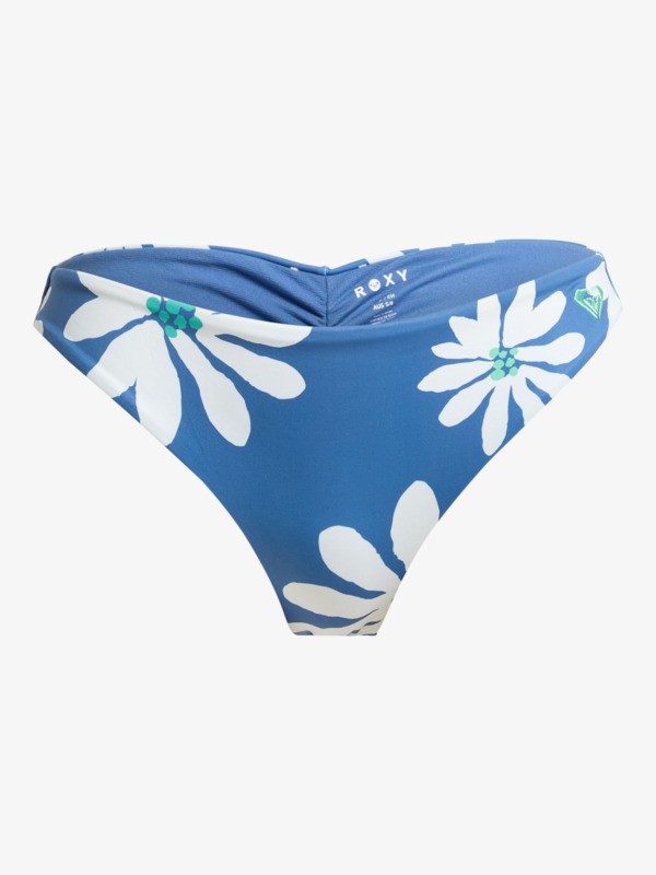 Printed Essentials Cheeky Bas de bikini culotte brésilienne Bleu Femme