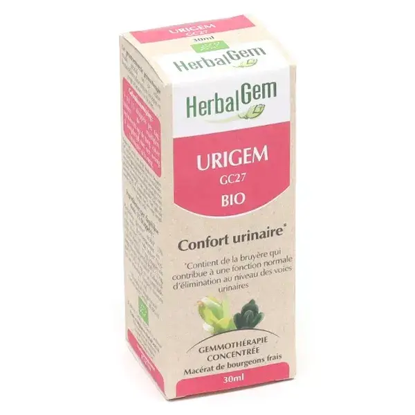 Herbalgem Urigem Complexo de Gemoterapia Orgânica para Conforto Urinário 30ml