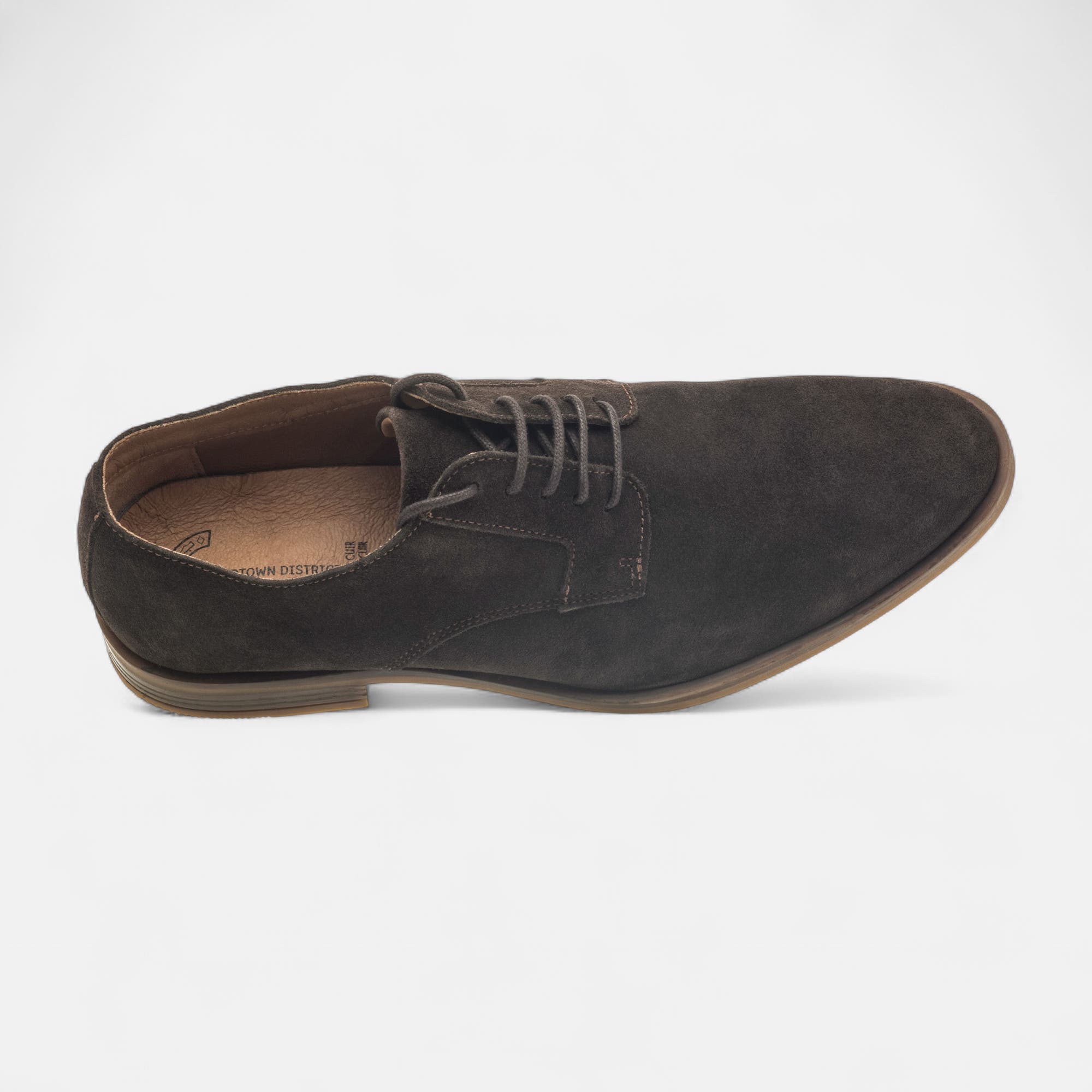 Derbies Homme en cuir marron