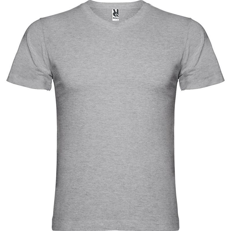 Roly R6503 - T-shirt Samoyedo à col en V et manches courtes pour homme