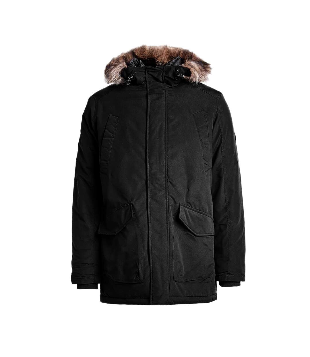 Parka Noire Homme Jack & Jones Padded