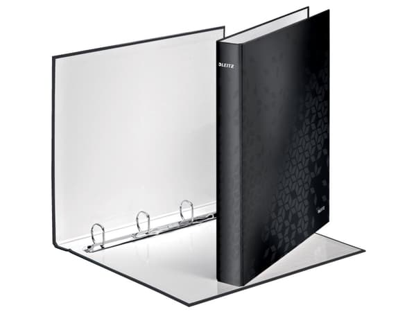 Leitz WOW - Ringperm - bokryggbredde: 40 mm - for A4 Maxi - kapasitet: 230 ark - svart