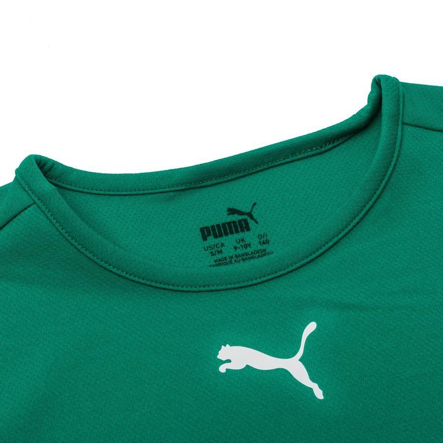 PUMA Maillot teamRISE - Vert/Noir/Blanc Enfant