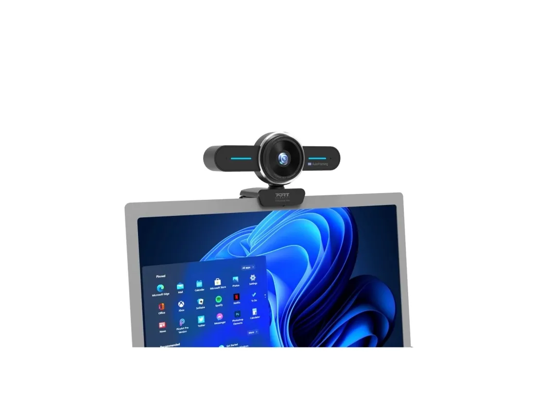 PORT Connect - Konferencekamera - farve - 8,3 MP - 3840 x 2160 - 4K - USB-C - MJPEG, YUV - DC 5 V