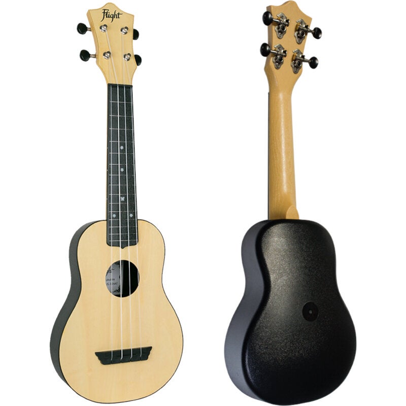 Flight Travel Series TUS35 Natural sopraan ukelele met gigbag