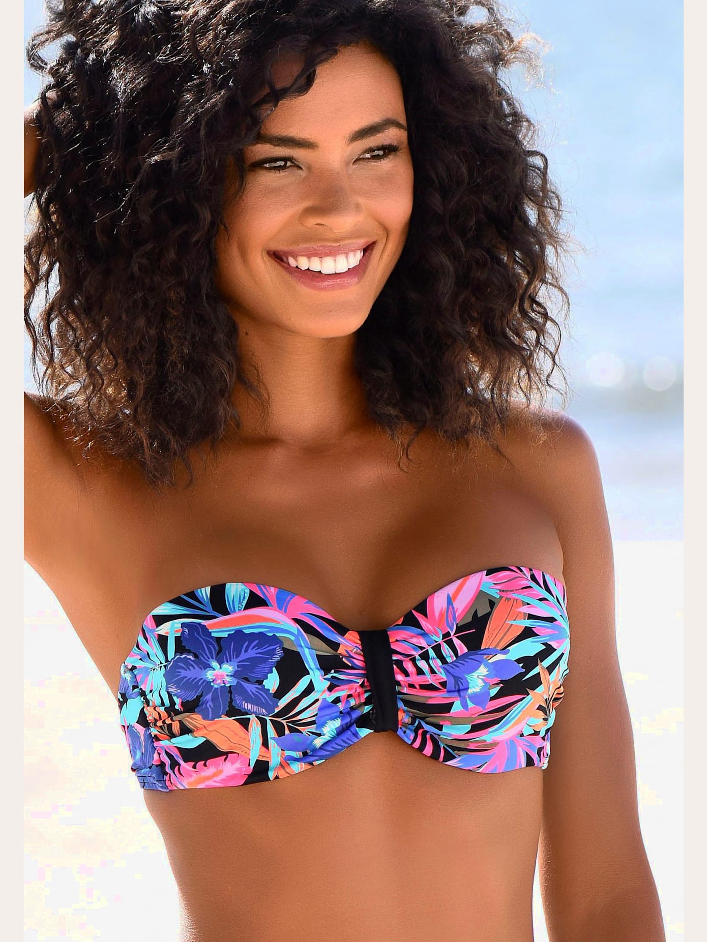 Haut de maillot de bain bandeau bonnets rembourrés