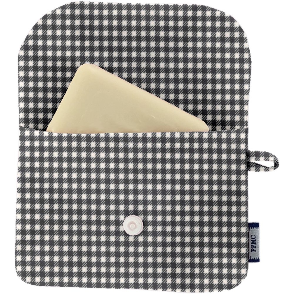 Pochette Savon Vichy Noir