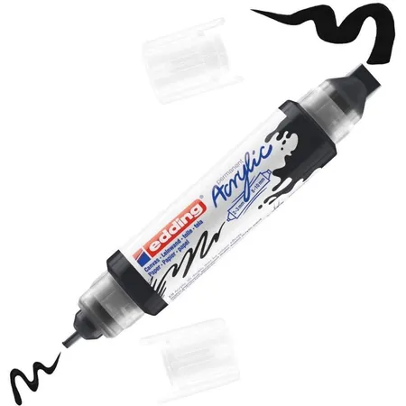 edding 5400 Acryl 3D Double Liner schwarz