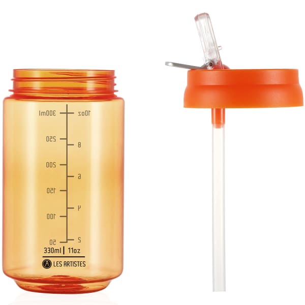 Gourde LES ARTISTES PARIS CLEAR CAN'IT 330ML ORANGE