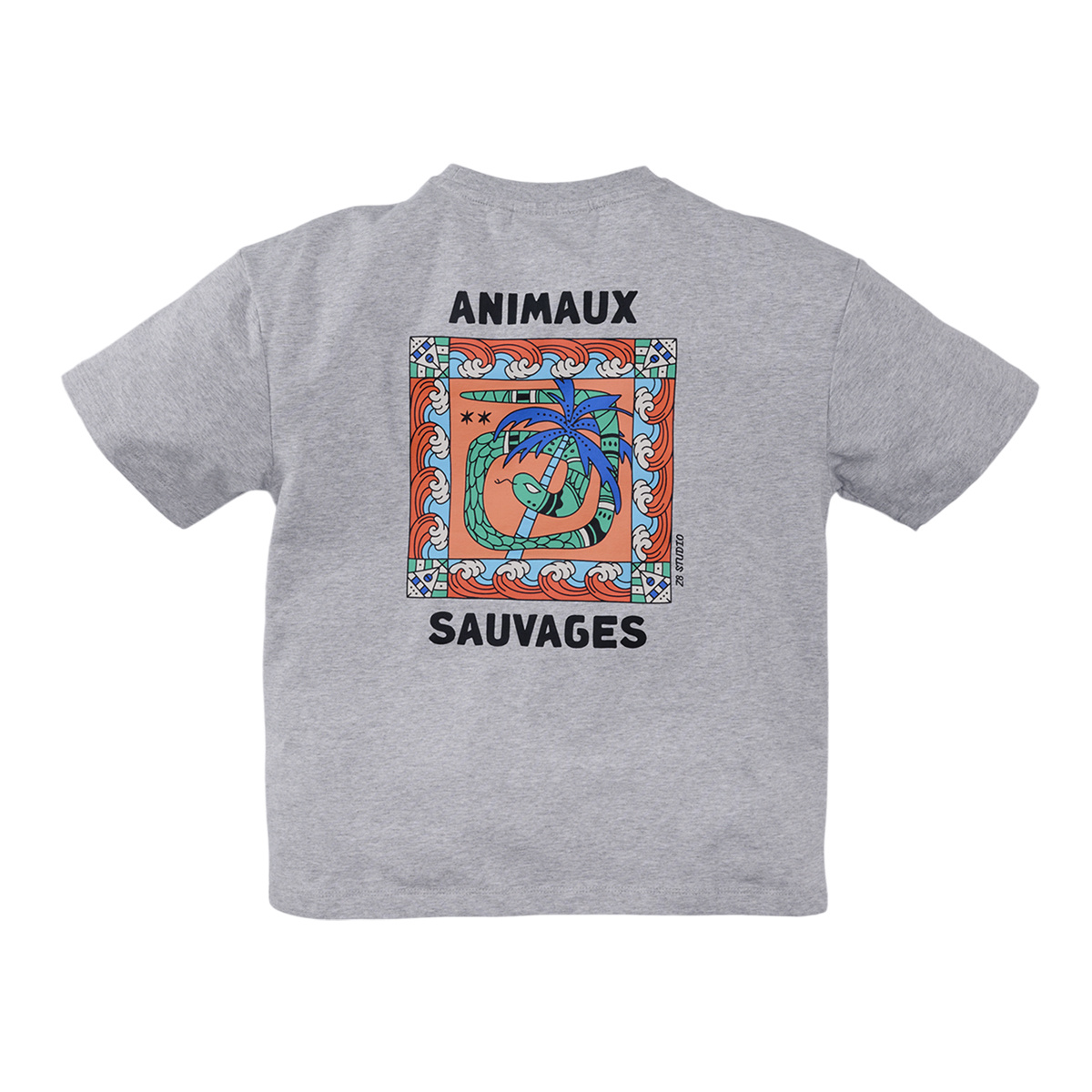 Z8 kids Z8 kids shirt Rix grey melange