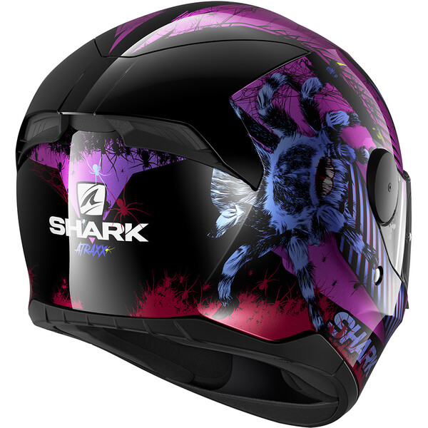 Shark - Casque D-Skwal 2 Atraxx Noir / Violet / Bleu / Rouge