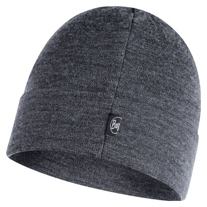 Bonnet Unisexe Buff Merino Heavyweight Gris