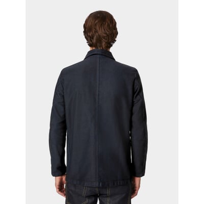 Herrenjacke Moleskin, Nachtblau