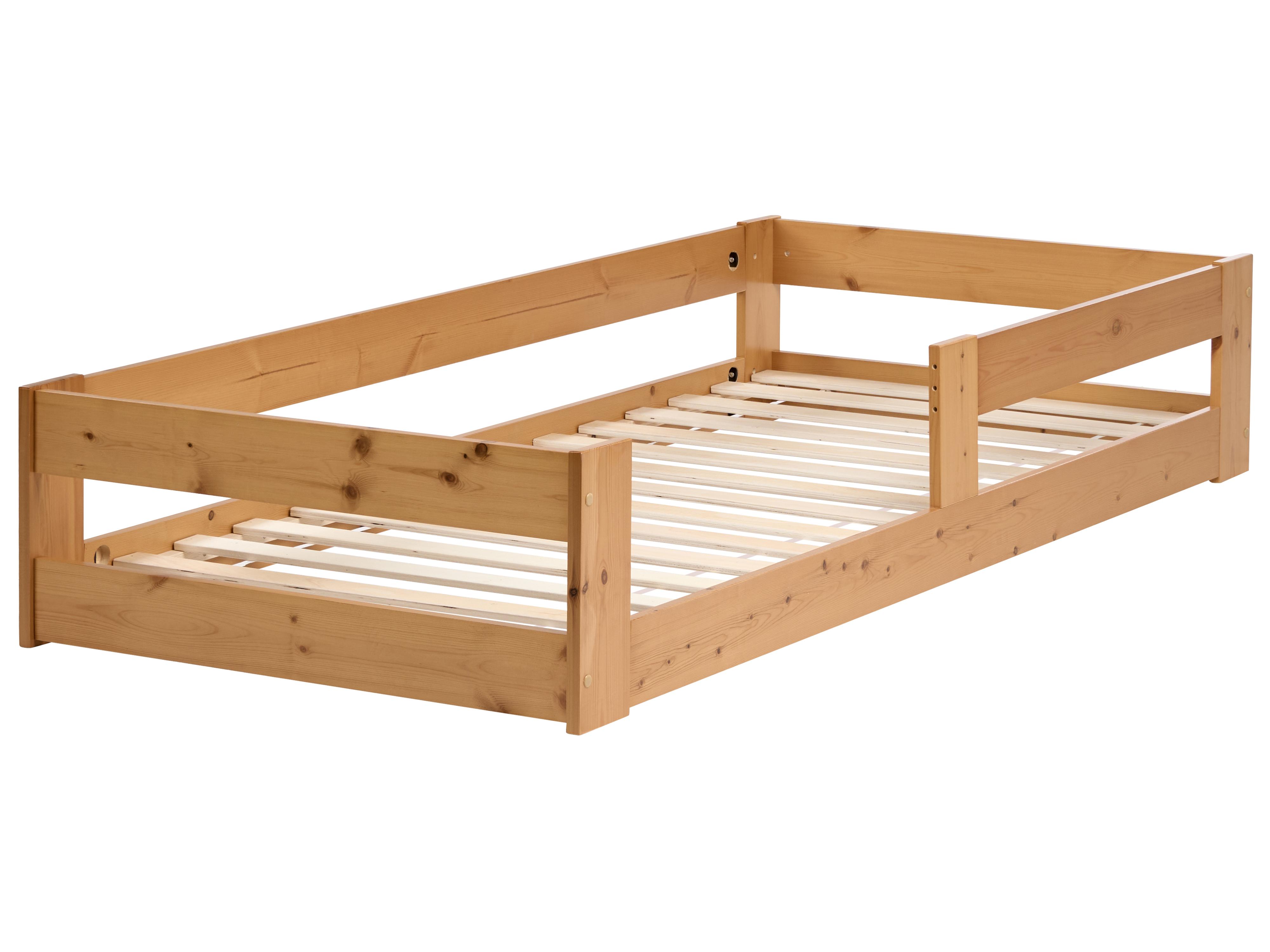 Kinderbed Dennenhout PRIMELLES 90 x 200 cm Bruin