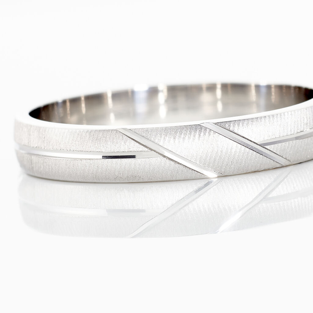 Alliance Lauria Ruban Plat Argent Blanc