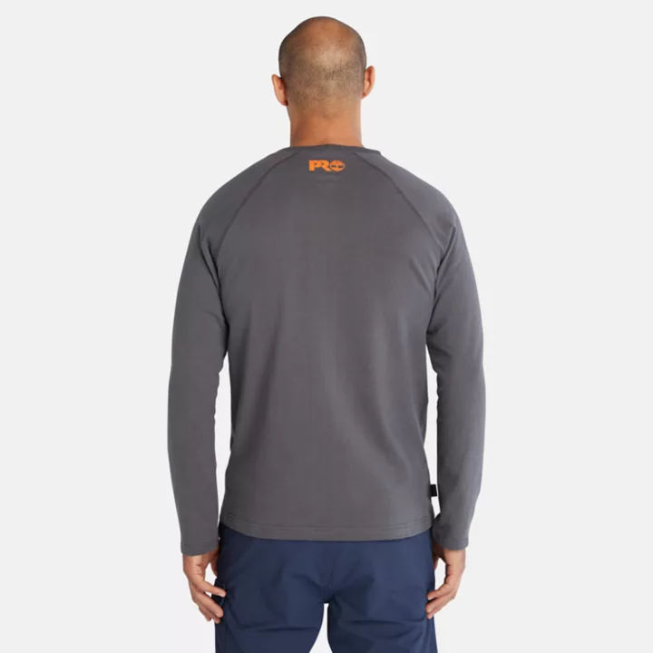 T-shirt à manches longues Timberland PRO Core pour homme en gris foncé