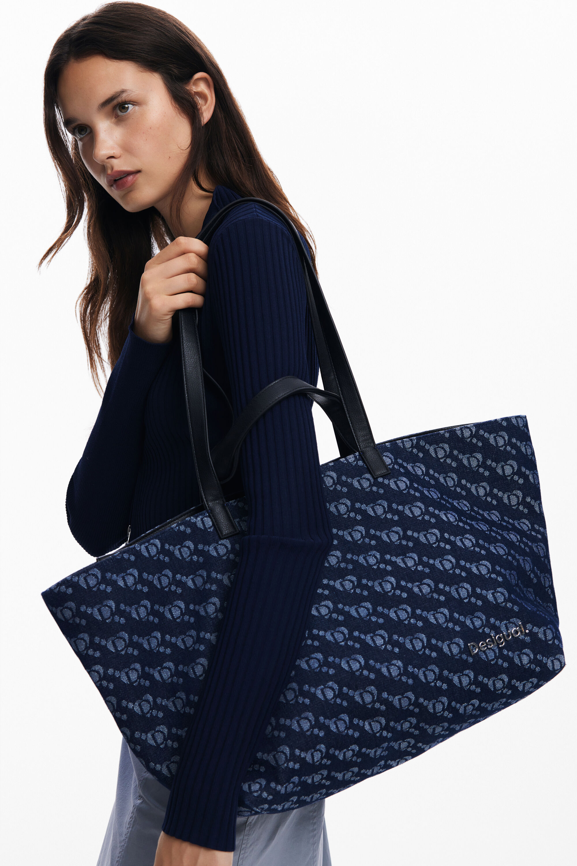 Bolsa shopper logo Desigual