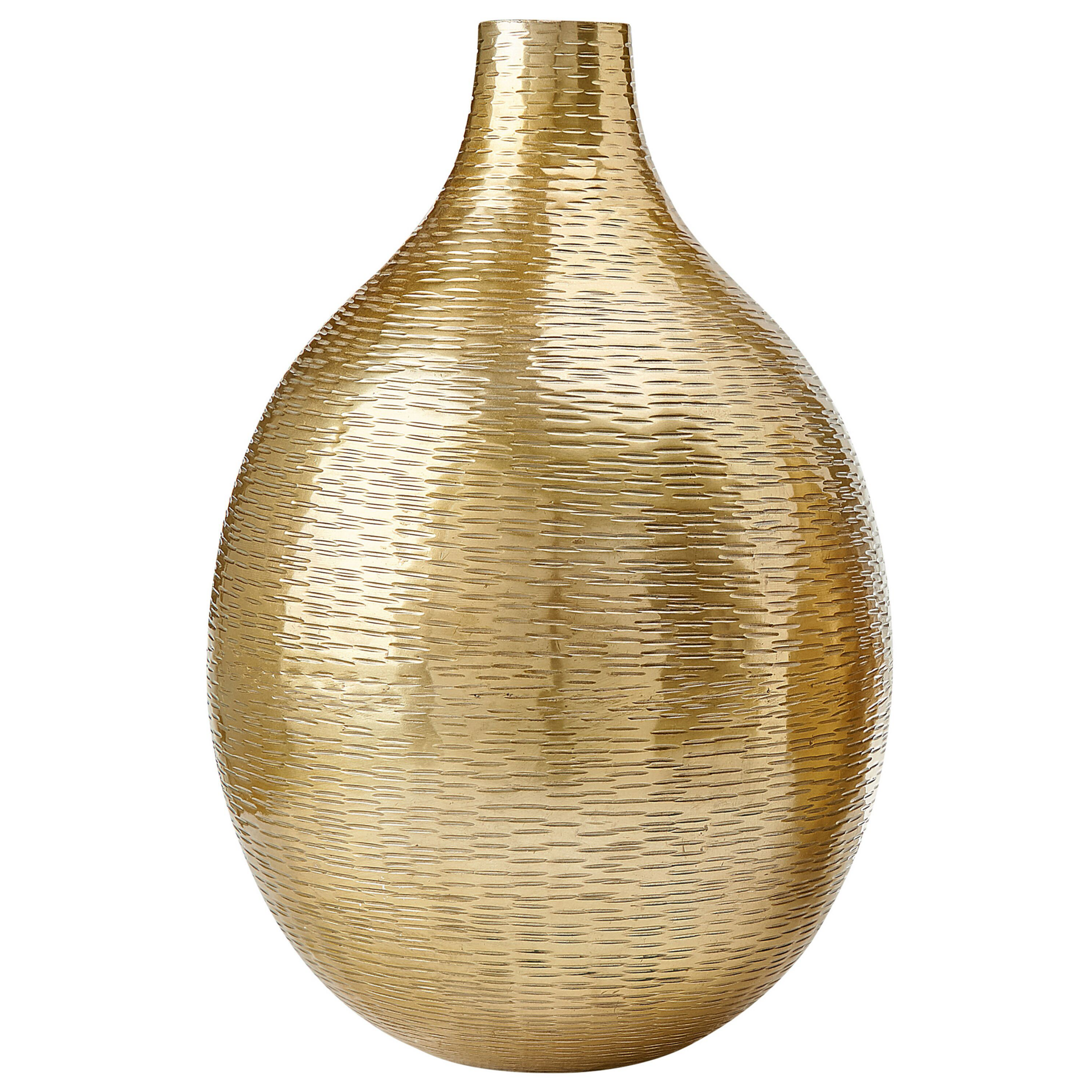Beliani - MOHENJO - Bloemenvaas - Goud - Aluminium