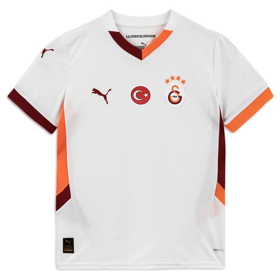 PUMA Galatasaray 2024/25 Maillot Extérieur Enfant - Blanc Orange