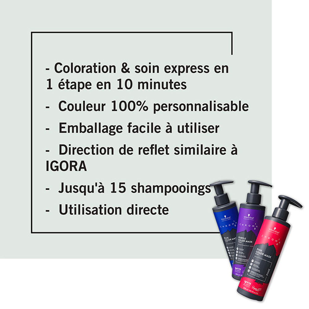 Masque Pigment Chroma ID Violet Schwarzkopf 300 ML