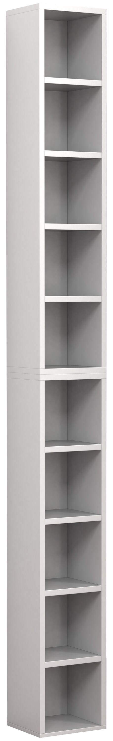 VCM Holz CD DVD Stand Aufbewahrung Standregal Bücherregal Deko Regal Megosa S