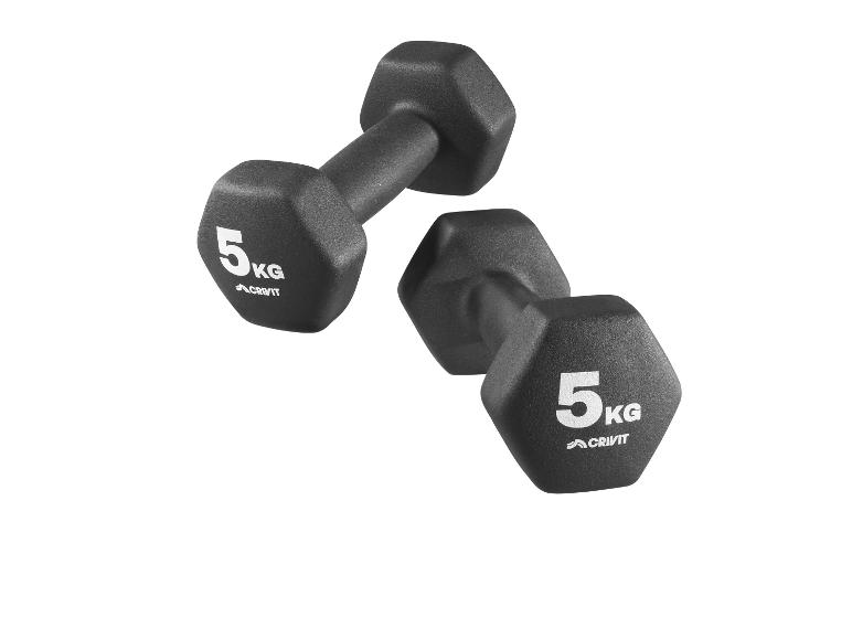 Hexagon dumbbells 2x 5 kg