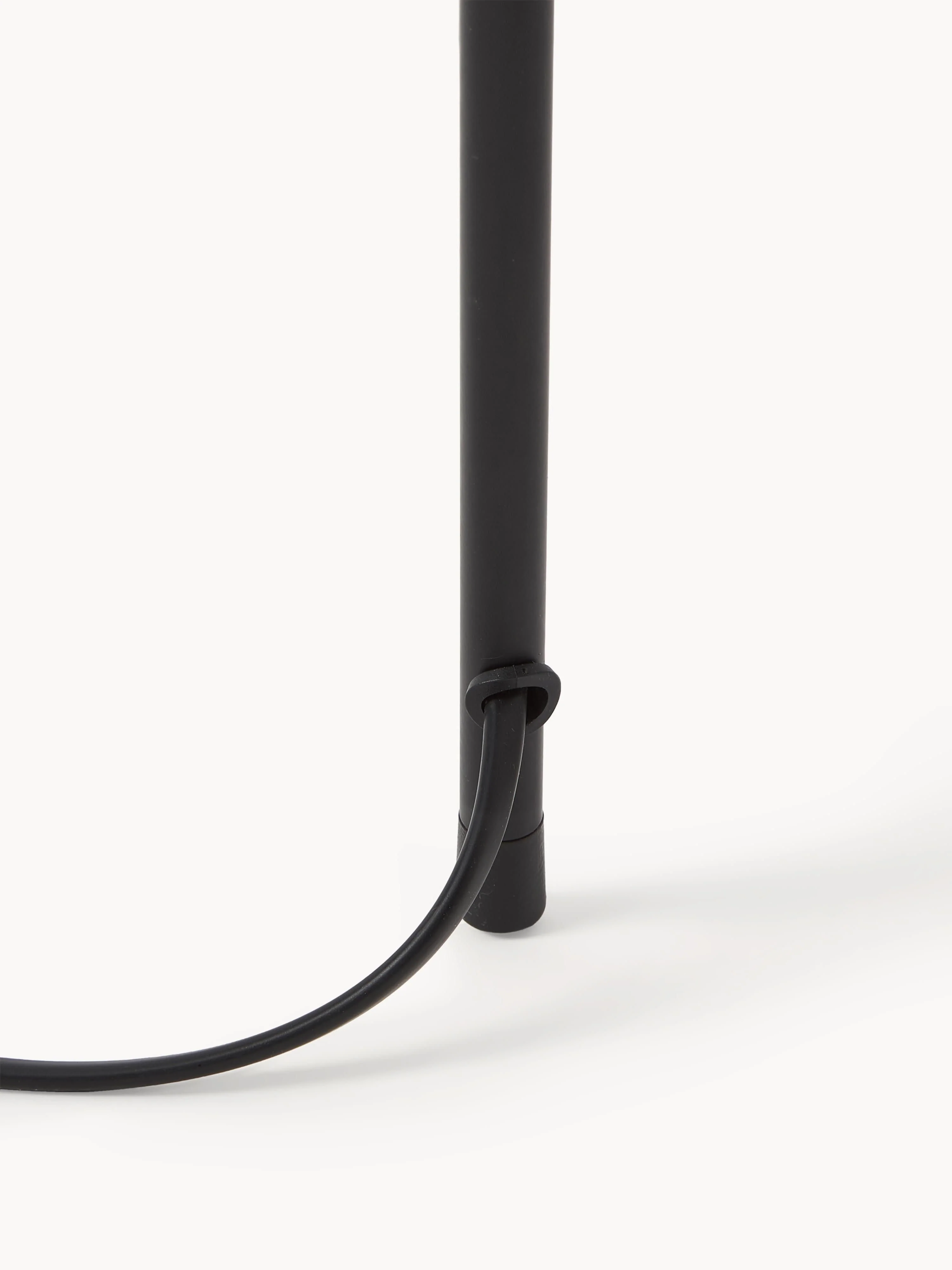 Tripod vloerlamp Cella met stoffen lampenkap