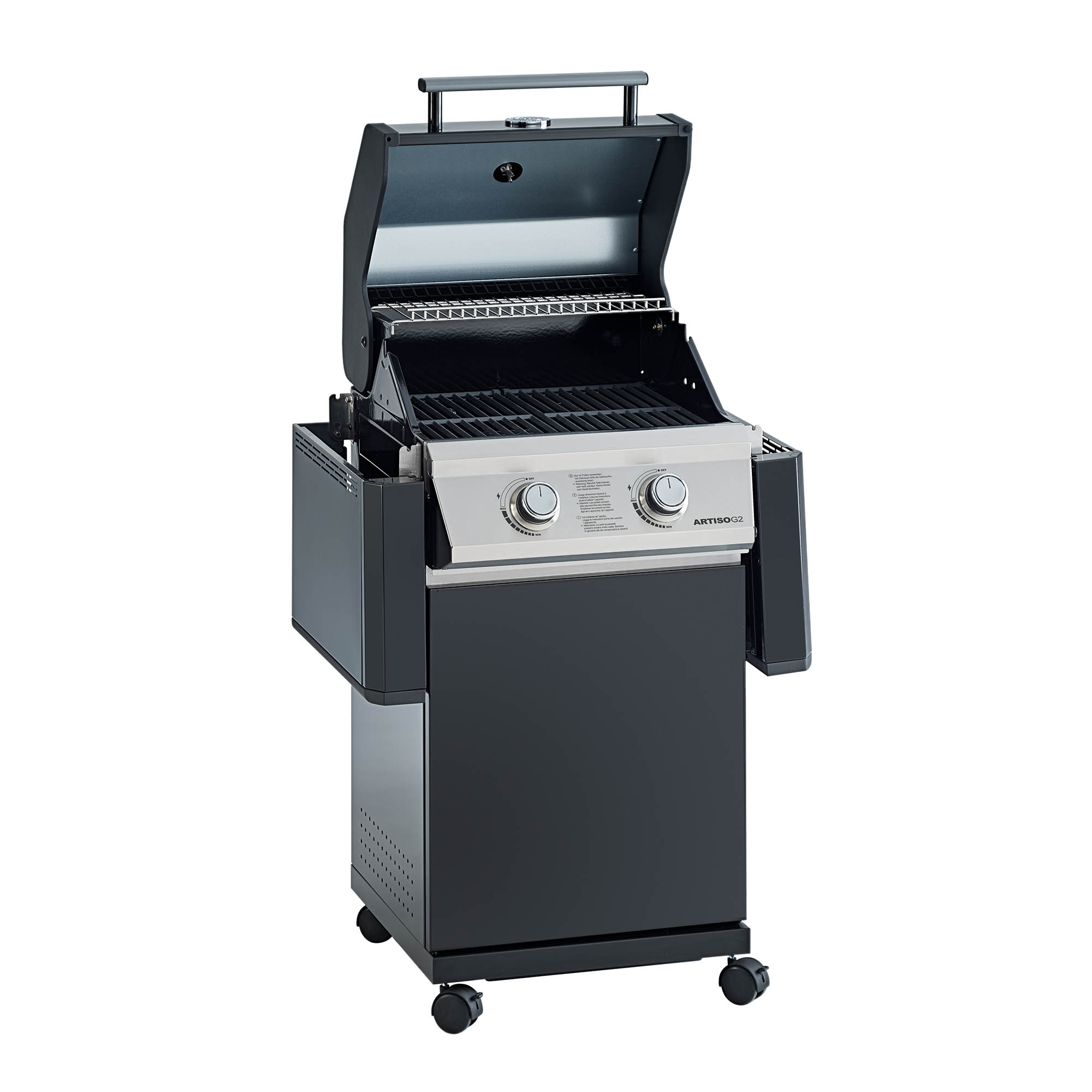 Gasgrill BBQ-Station ARTISO G2 schwarz, Exklusiv bei Toom