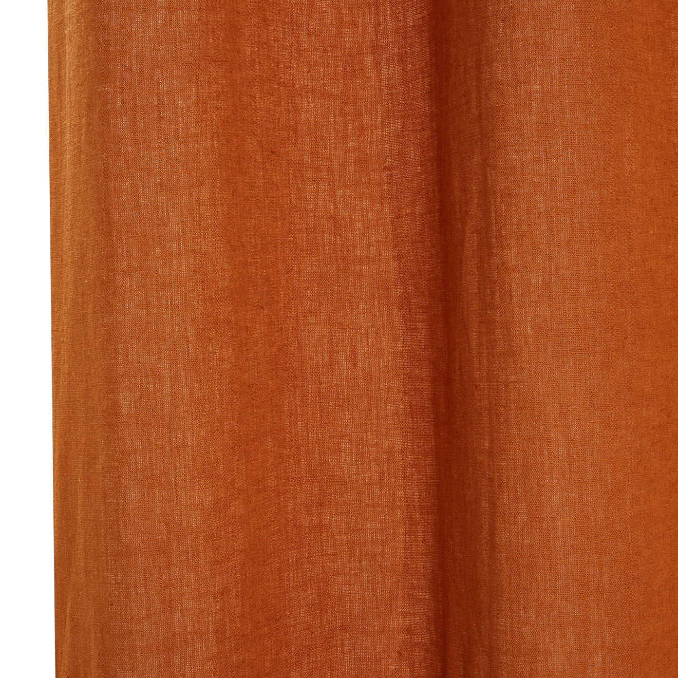 Haomy Rideau 100% Lin Propriano Porticcio caramel - 140x280 cm