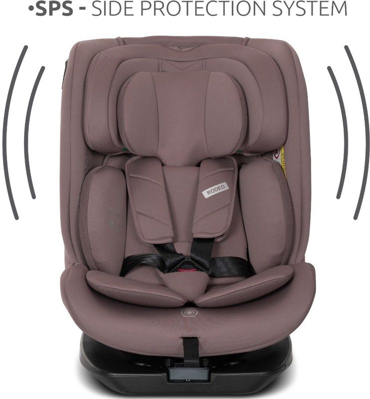 Lorelli Rodeo i-Size Autostoel - Zwart - 360° Draaibaar