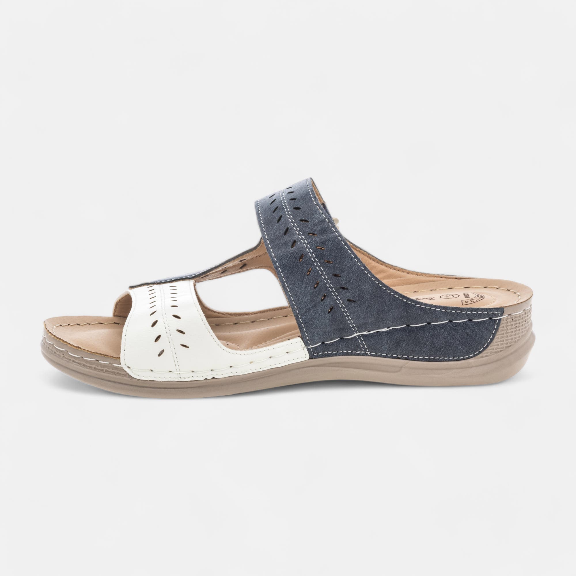 Mules Femme bleu marine
