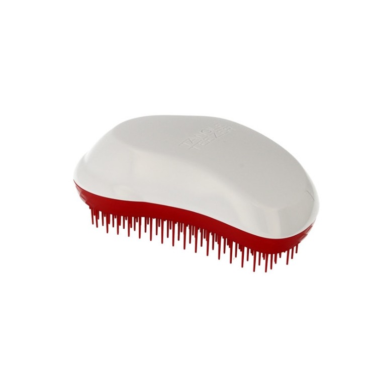 Tangle Teezer Wet and Dry Haarborstel wit en rood 1 stuk