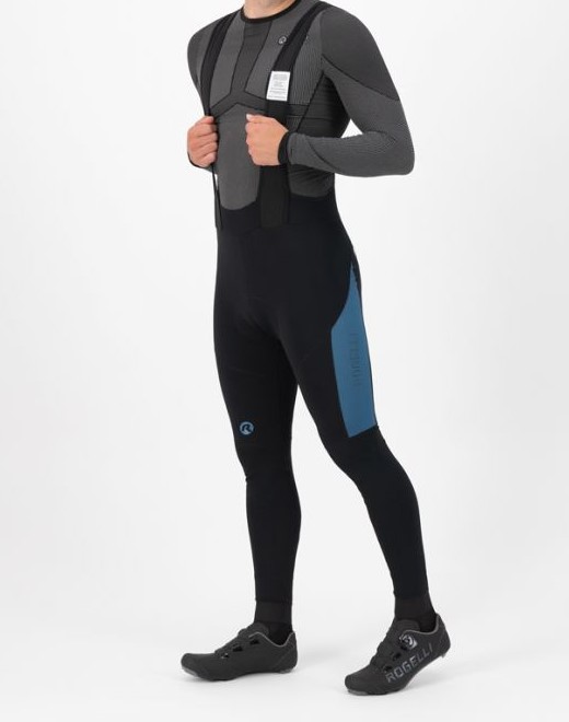 Rogelli Tyro Bibtight - Sort/Blå