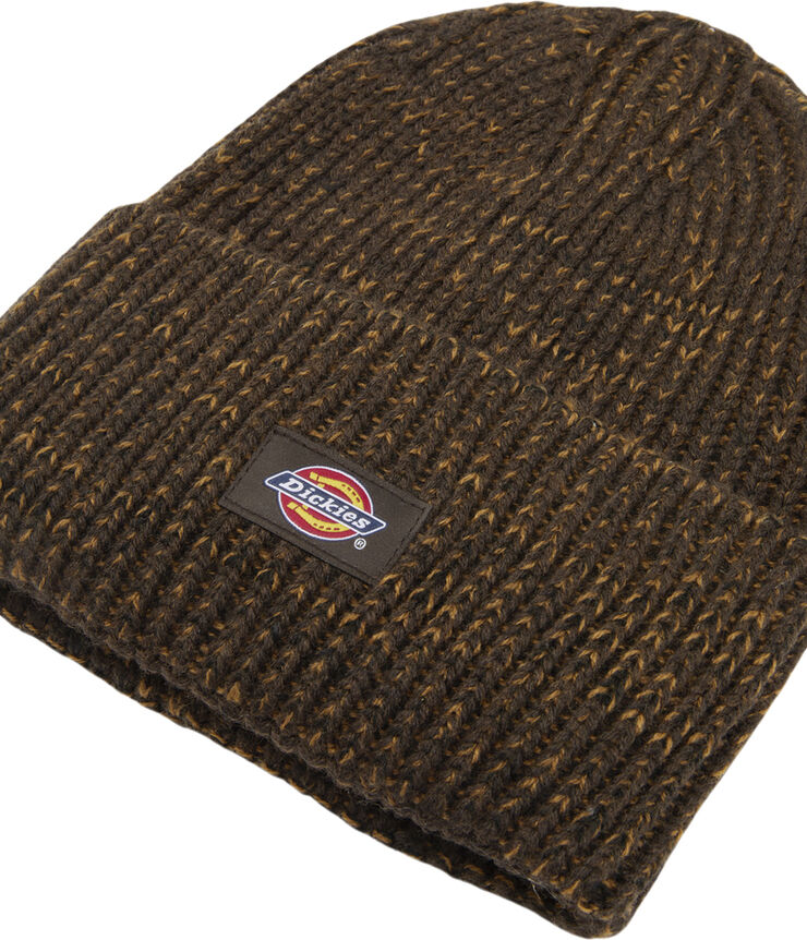 Dickies LEWISTOWN BEANIE DARK BROWN Dark brown